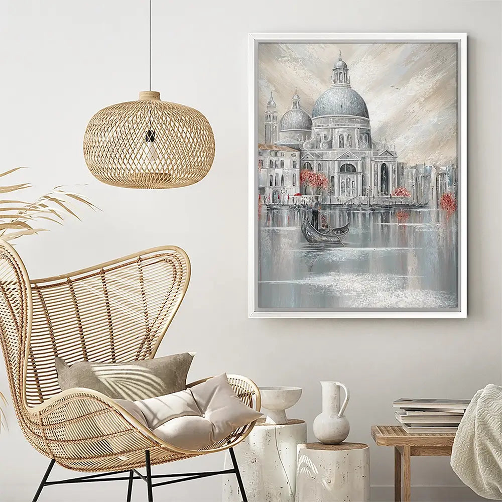 Her City His Heart Canvas Print Her City His Heart Canvas Print wall art product Isabella Karolewicz