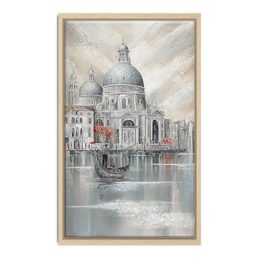 Her City His Heart Canvas Print Her City His Heart Canvas Print wall art product Isabella Karolewicz