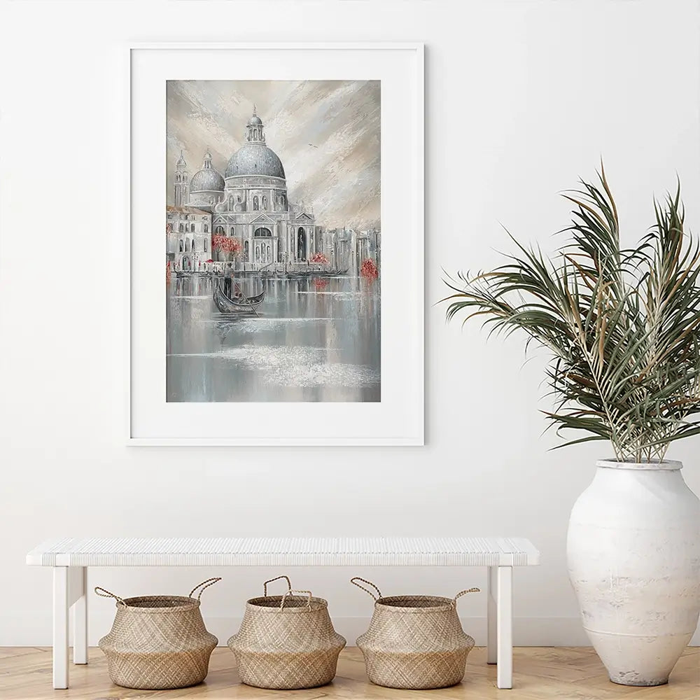 Her City His Heart Framed Art Print Her City His Heart Framed Art Print wall art product Isabella Karolewicz