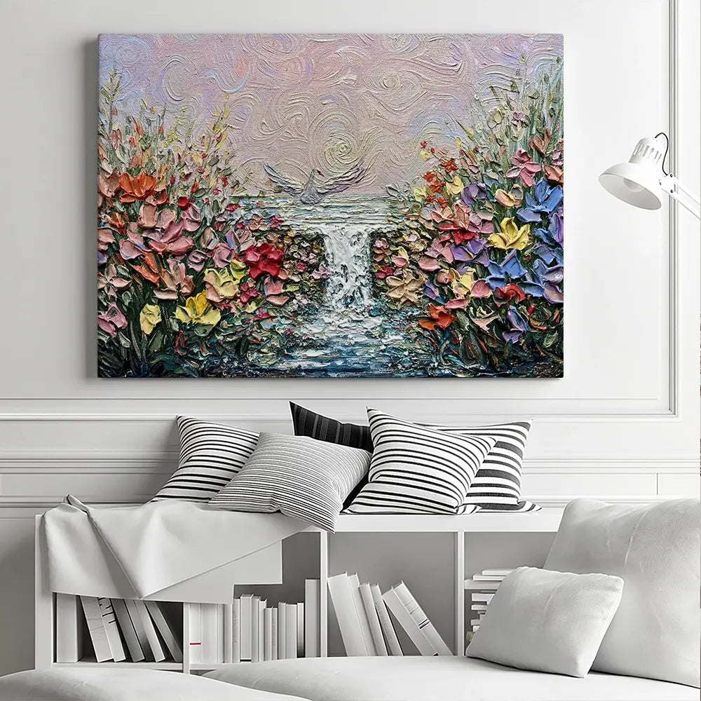 Her Garden Canvas Print Her Garden Canvas Print wall art product Nada Khatib