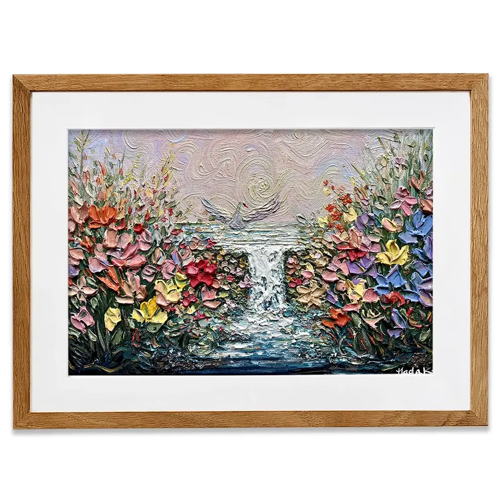 Her Garden Framed Art Print Her Garden Framed Art Print wall art product Nada Khatib