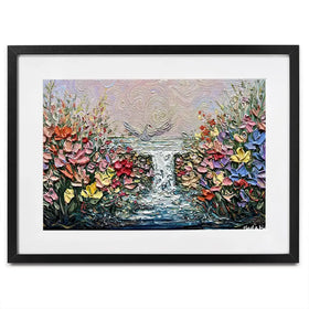 Her Garden Framed Art Print Her Garden Framed Art Print wall art product Nada Khatib