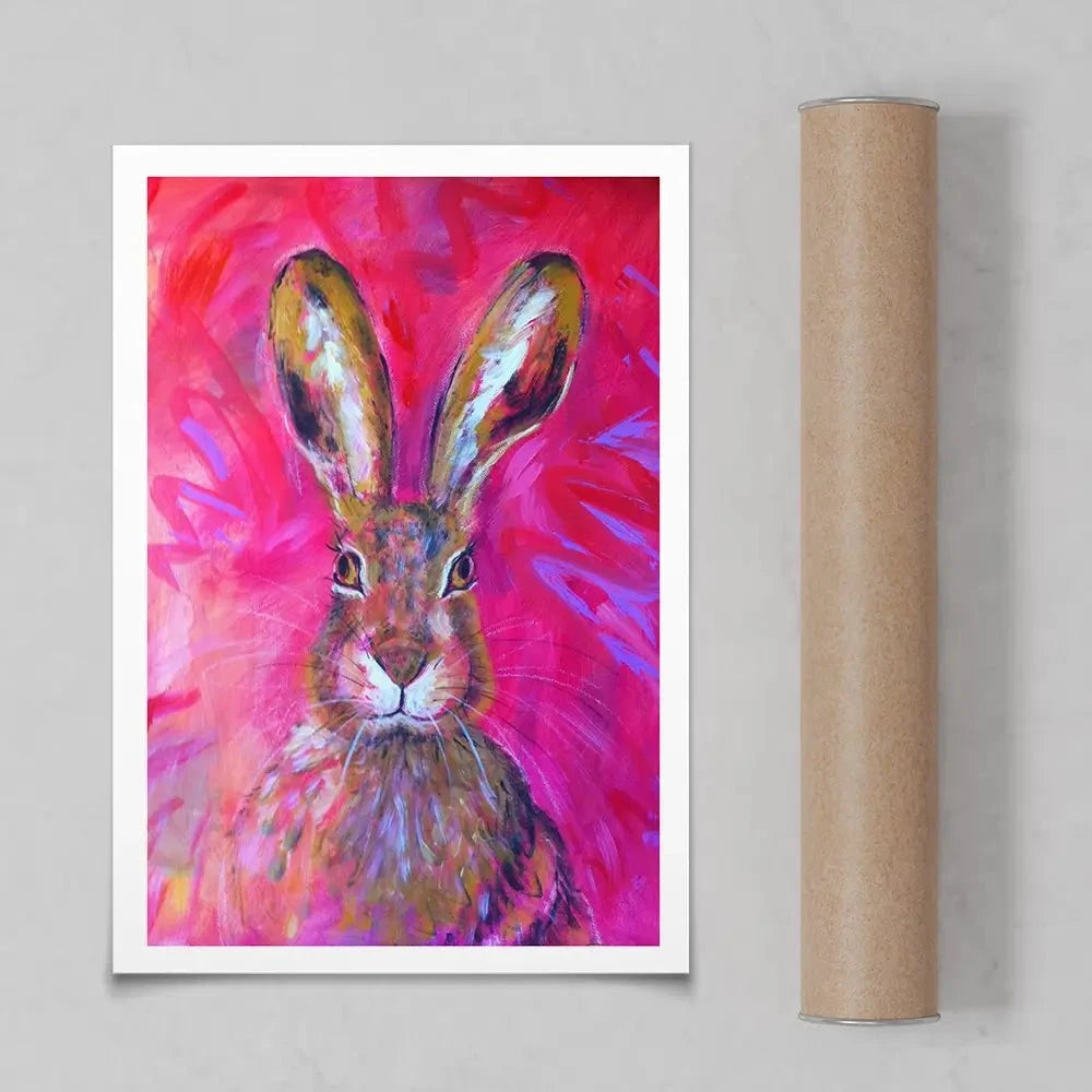 Herbert The Hare Art Print Herbert The Hare Art Print wall art product Jane Brookshaw