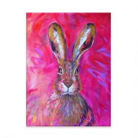 Herbert The Hare Canvas Print Herbert The Hare Canvas Print wall art product Jane Brookshaw