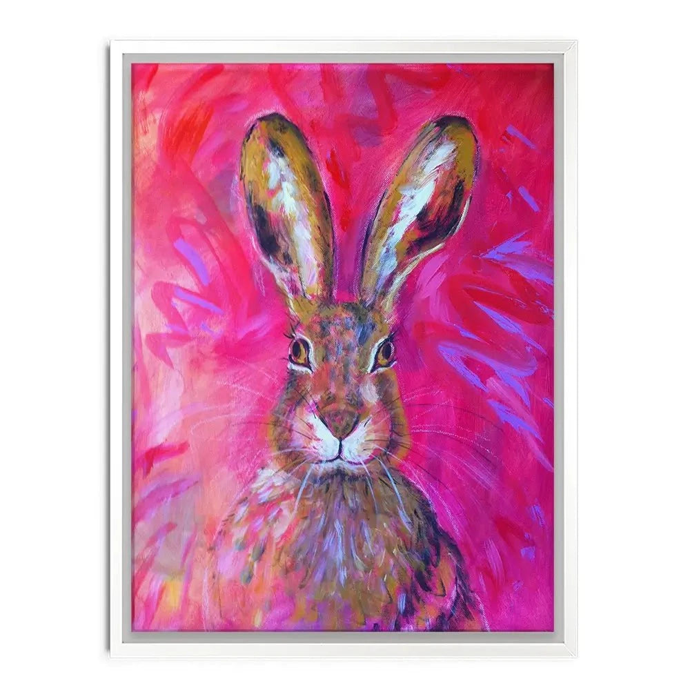 Herbert The Hare Canvas Print Herbert The Hare Canvas Print wall art product Jane Brookshaw