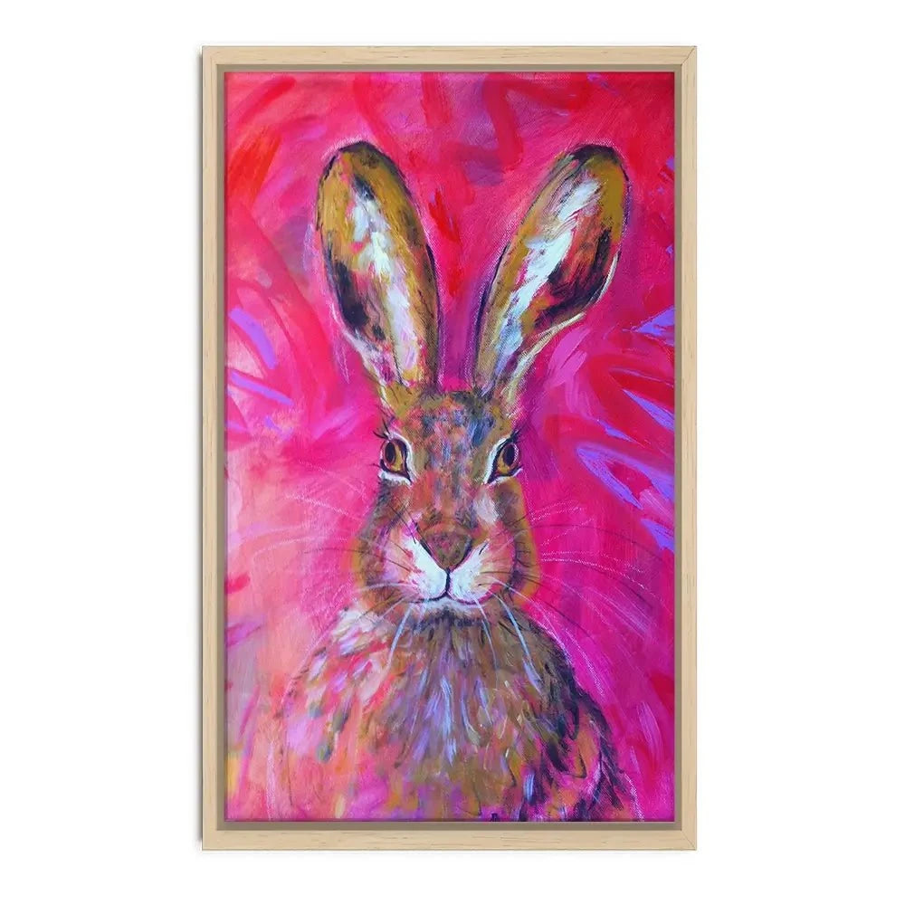 Herbert The Hare Canvas Print Herbert The Hare Canvas Print wall art product Jane Brookshaw