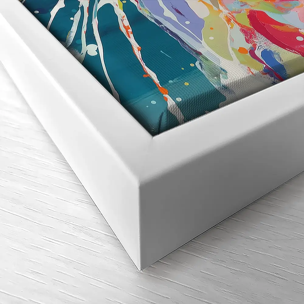 Heron Strike Canvas Print Heron Strike Canvas Print wall art product Chromatic Storm Studio