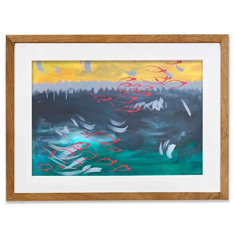 Hidden Depths Framed Art Print Hidden Depths Framed Art Print wall art product Jane Brookshaw