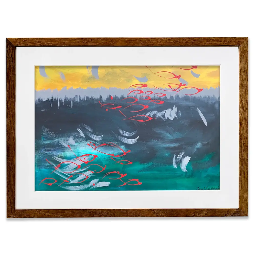 Hidden Depths Framed Art Print Hidden Depths Framed Art Print wall art product Jane Brookshaw