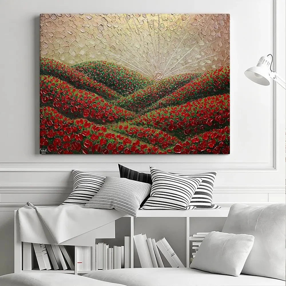 Hidden Hills Canvas Print Hidden Hills Canvas Print wall art product Nada Khatib