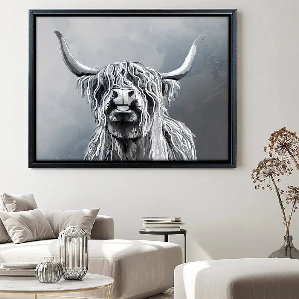 Highland Cattle Canvas Print Highland Cattle Canvas Print wall art product Independent