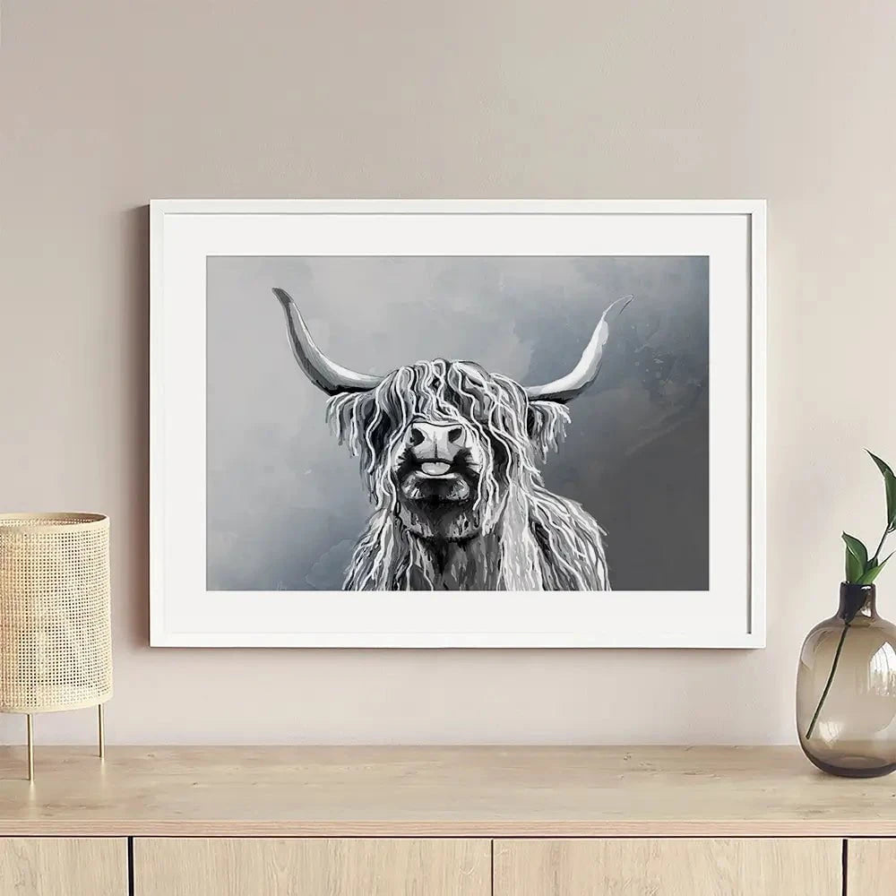Highland Cattle Framed Art Print Highland Cattle Framed Art Print wall art product Independent
