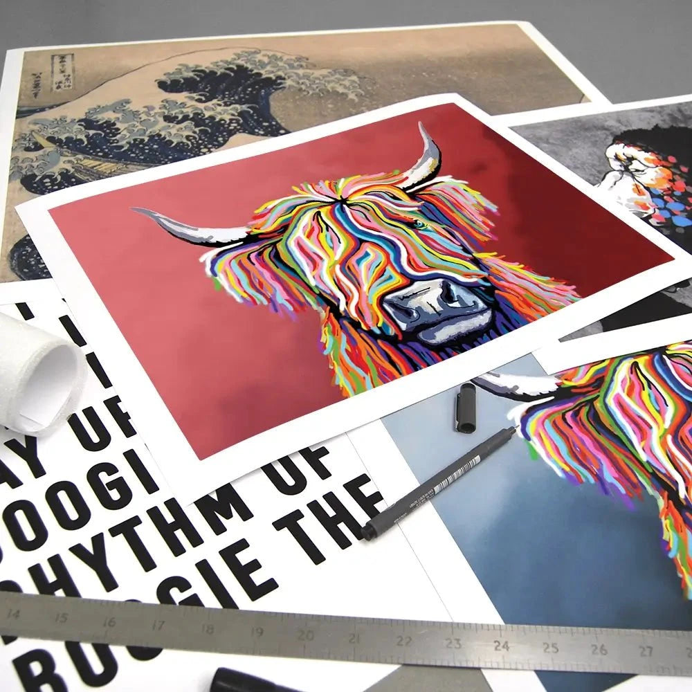 Highland Coo Art Print Highland Coo Art Print wall art product Independent