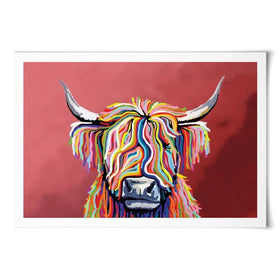 Highland Coo Art Print Highland Coo Art Print wall art product Independent