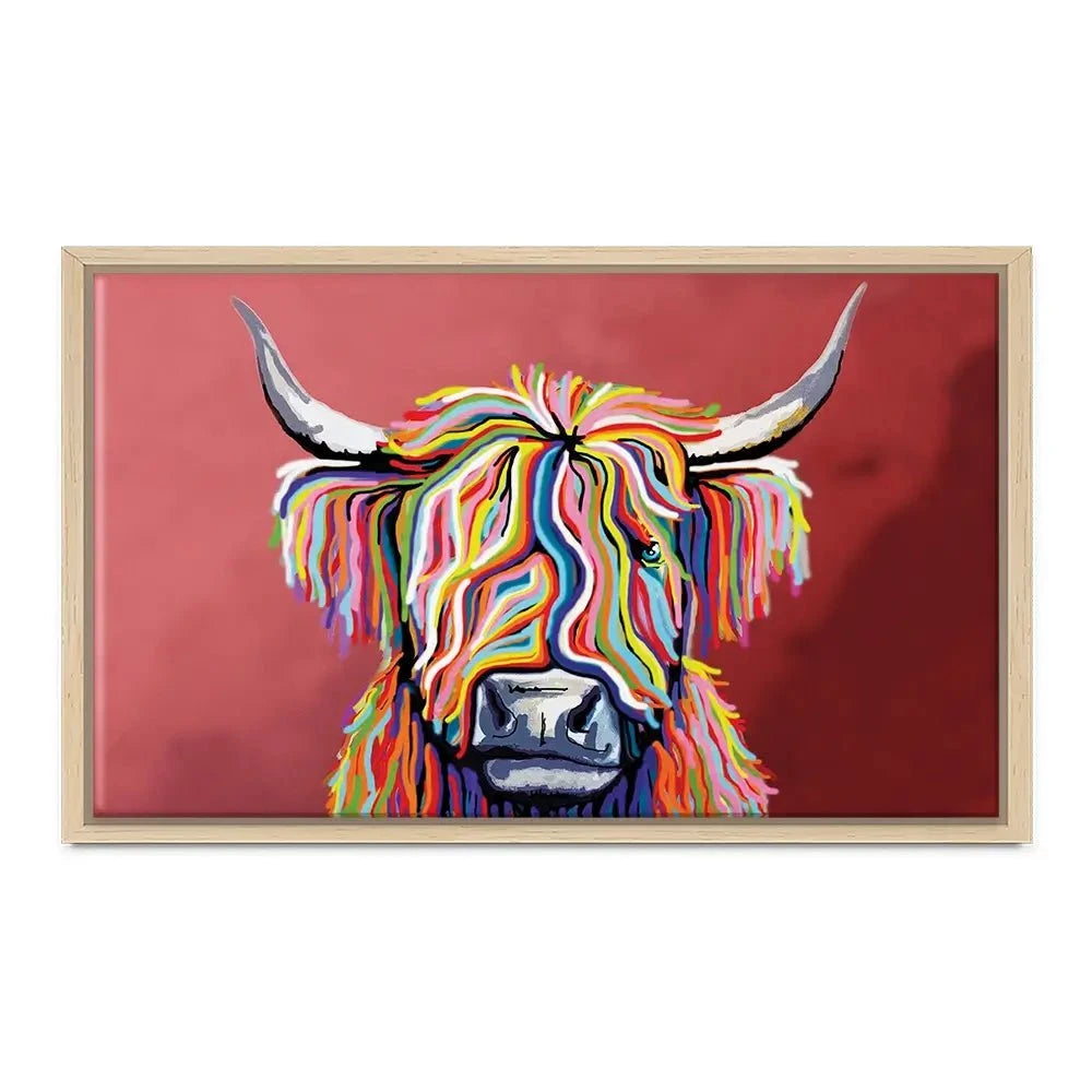 Highland Coo Canvas Print Highland Coo Canvas Print wall art product Independent