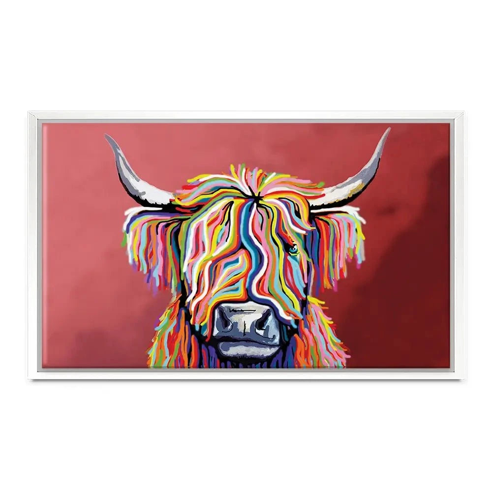 Highland Coo Canvas Print Highland Coo Canvas Print wall art product Independent