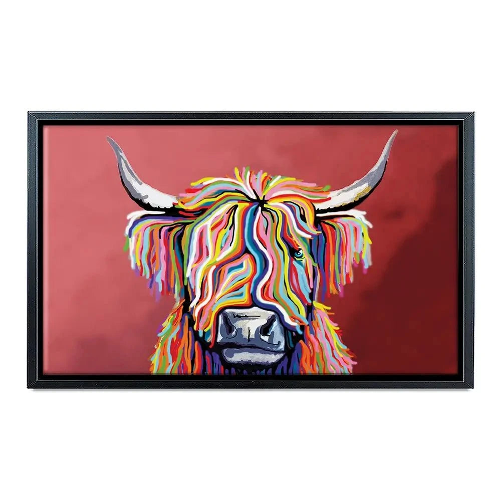 Highland Coo Canvas Print Highland Coo Canvas Print wall art product Independent