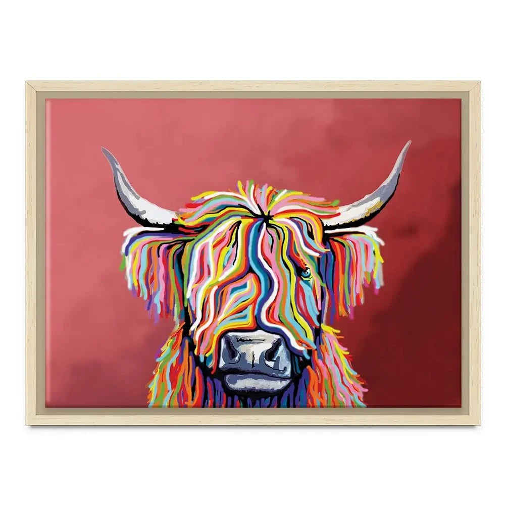 Highland Coo Canvas Print Highland Coo Canvas Print wall art product Independent