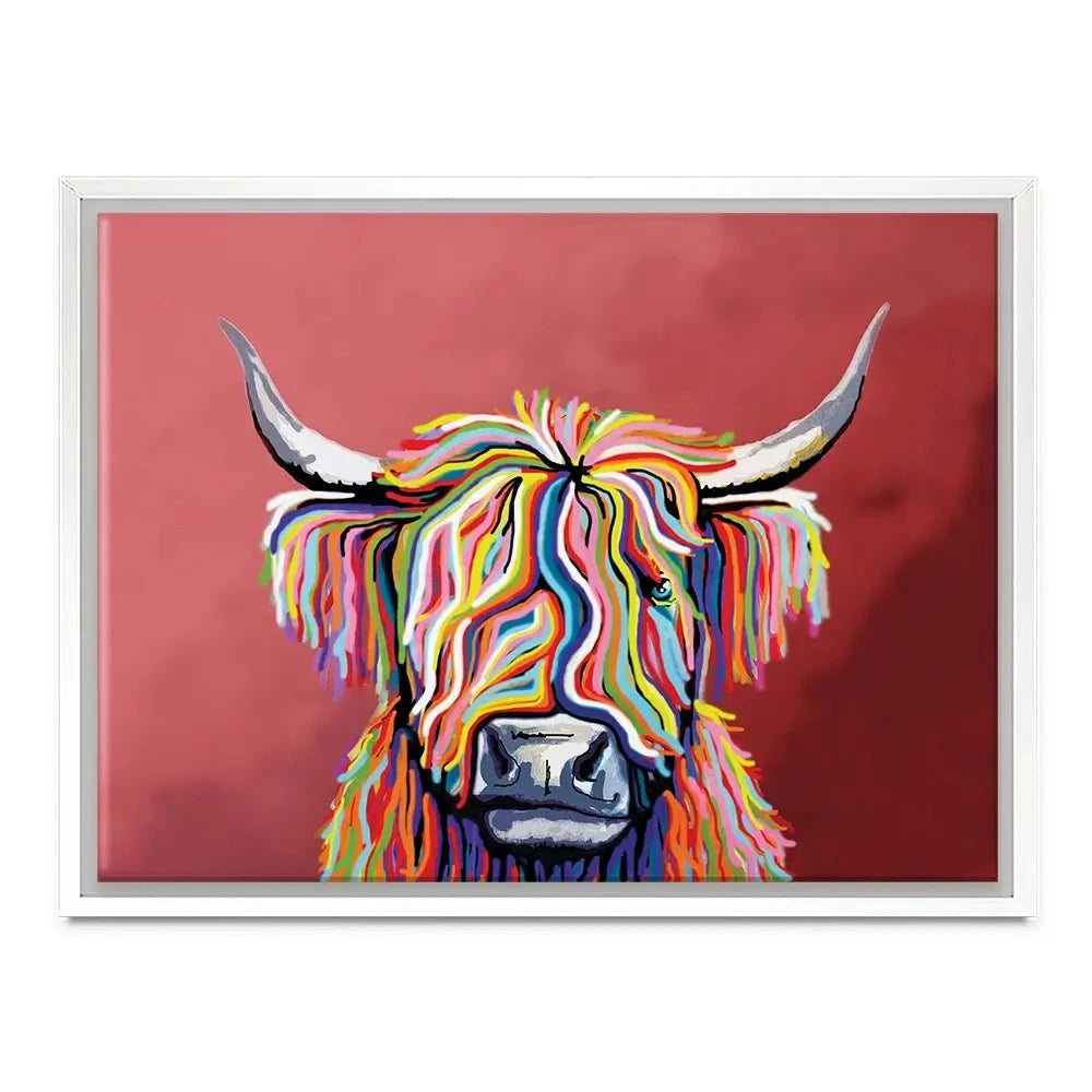 Highland Coo Canvas Print Highland Coo Canvas Print wall art product Independent