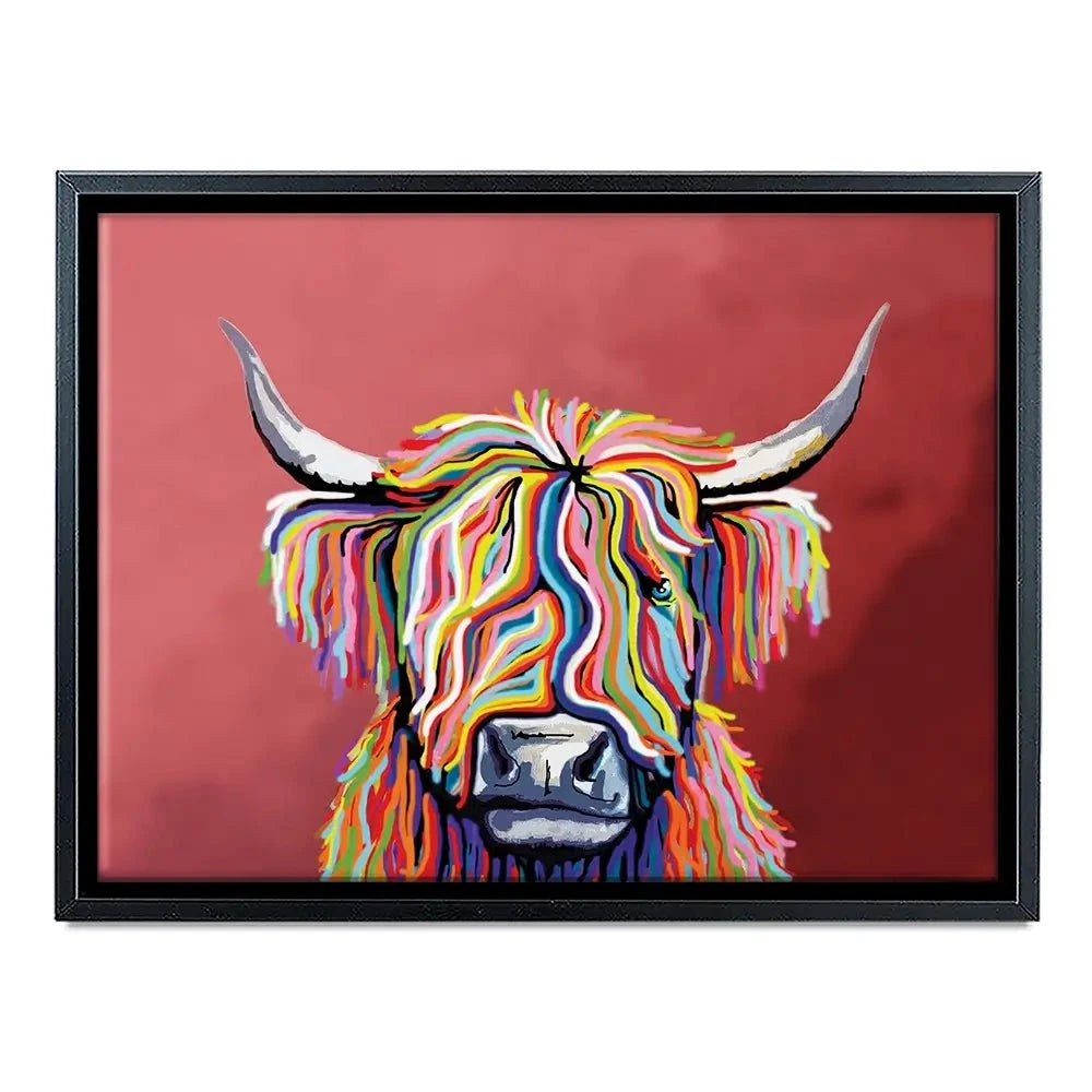 Highland Coo Canvas Print Highland Coo Canvas Print wall art product Independent