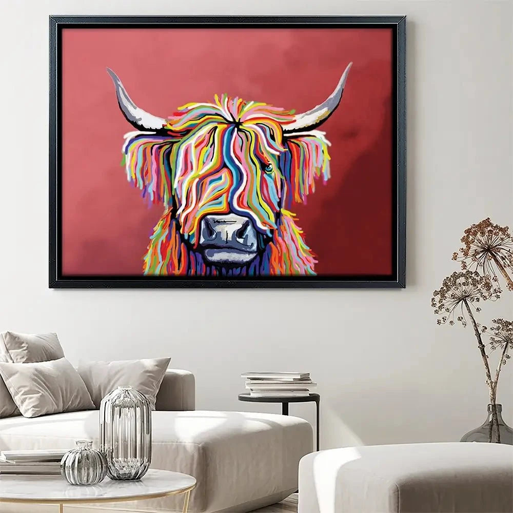 Highland Coo Canvas Print Highland Coo Canvas Print wall art product Independent