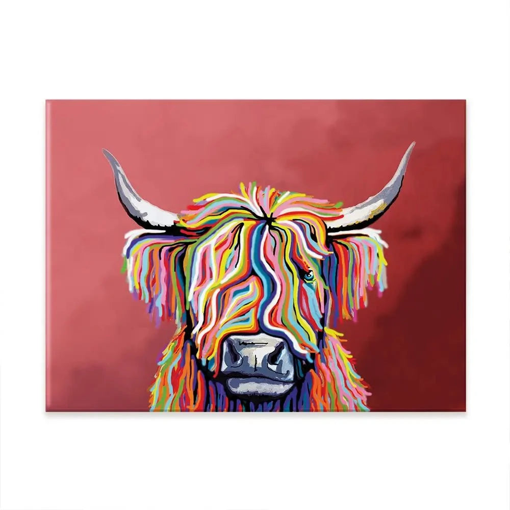 Highland Coo Canvas Print Highland Coo Canvas Print wall art product Independent
