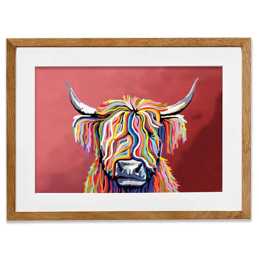 Highland Coo Framed Art Print Highland Coo Framed Art Print wall art product Independent