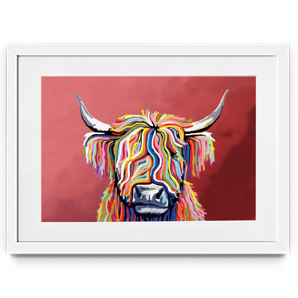 Highland Coo Framed Art Print Highland Coo Framed Art Print wall art product Independent
