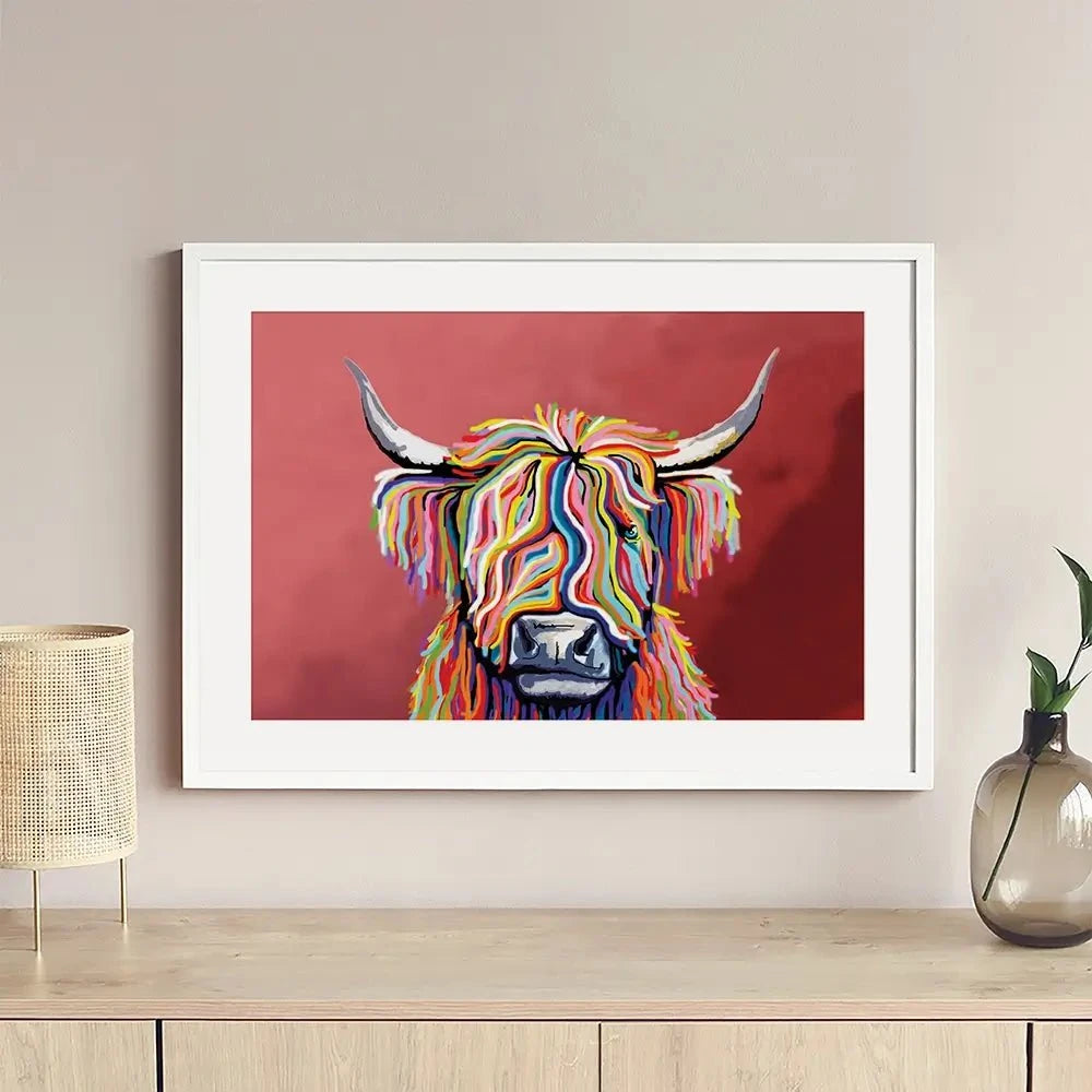 Highland Coo Framed Art Print Highland Coo Framed Art Print wall art product Independent