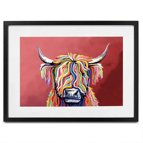 Highland Coo Framed Art Print Highland Coo Framed Art Print wall art product Independent