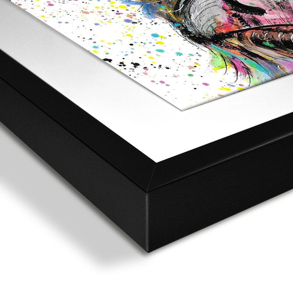 Highland Cow Annie Framed Art Print Highland Cow Annie Framed Art Print wall art product Emma LC Art