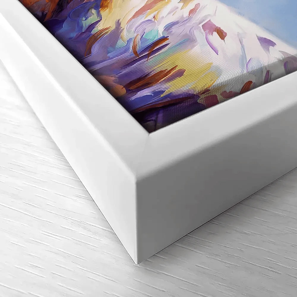 Highland Cow In Winters Serenity Canvas Print Highland Cow In Winters Serenity Canvas Print wall art product Leon Devenice