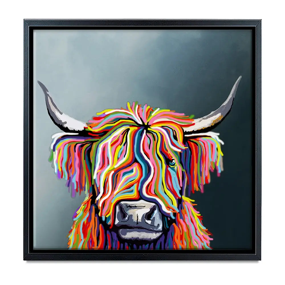 Highland Cow Oversized Canvas Print Highland Cow Oversized Canvas Print wall art product Independent
