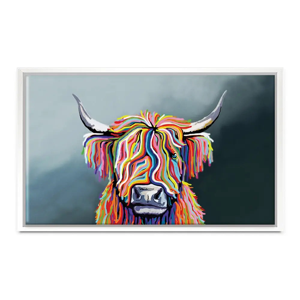 Highland Cow Oversized Canvas Print Highland Cow Oversized Canvas Print wall art product Independent