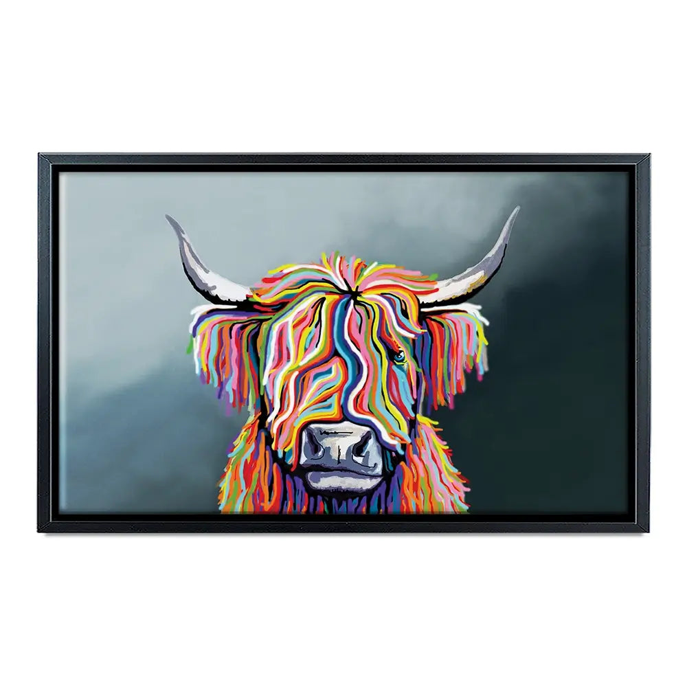 Highland Cow Oversized Canvas Print Highland Cow Oversized Canvas Print wall art product Independent