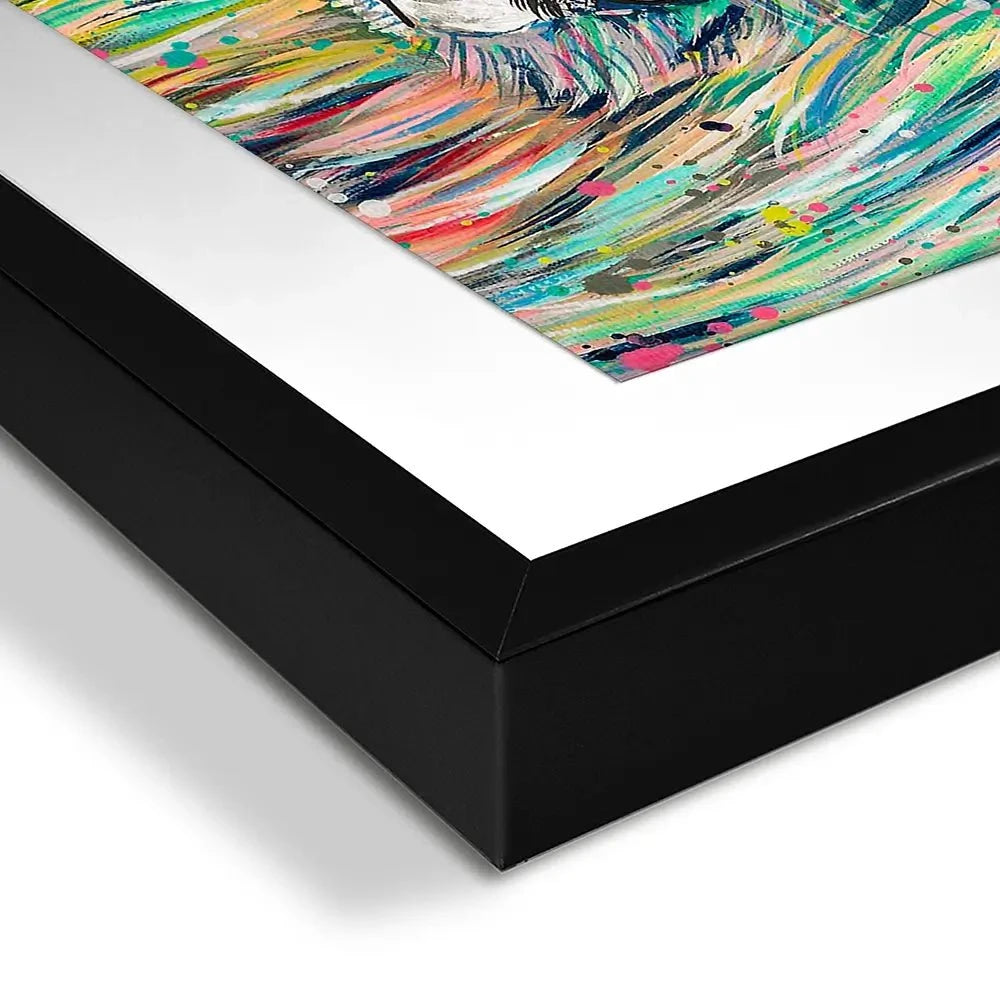 Highland Cow Roland Framed Art Print Highland Cow Roland Framed Art Print wall art product Emma LC Art