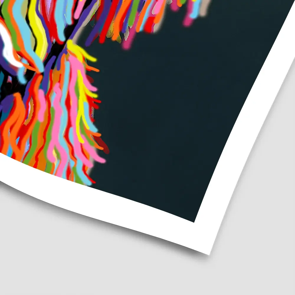 Highland Cow Square Art Print Highland Cow Square Art Print wall art product Independent