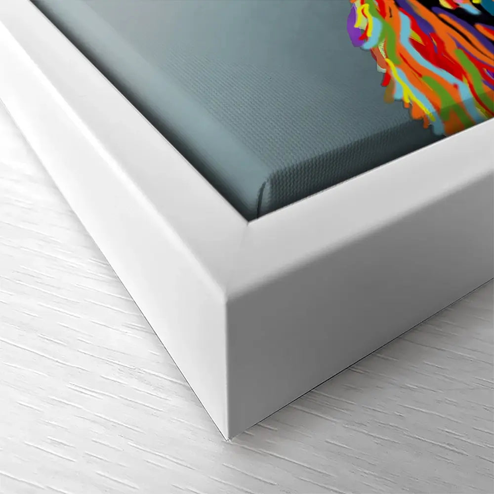 Highland Cow Square Canvas Print Highland Cow Square Canvas Print wall art product Independent