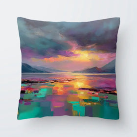 Highland Escape Cushion Highland Escape Cushion wall art product Art Print Shop