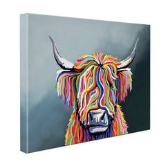 Highland Cow Canvas Print test 2000