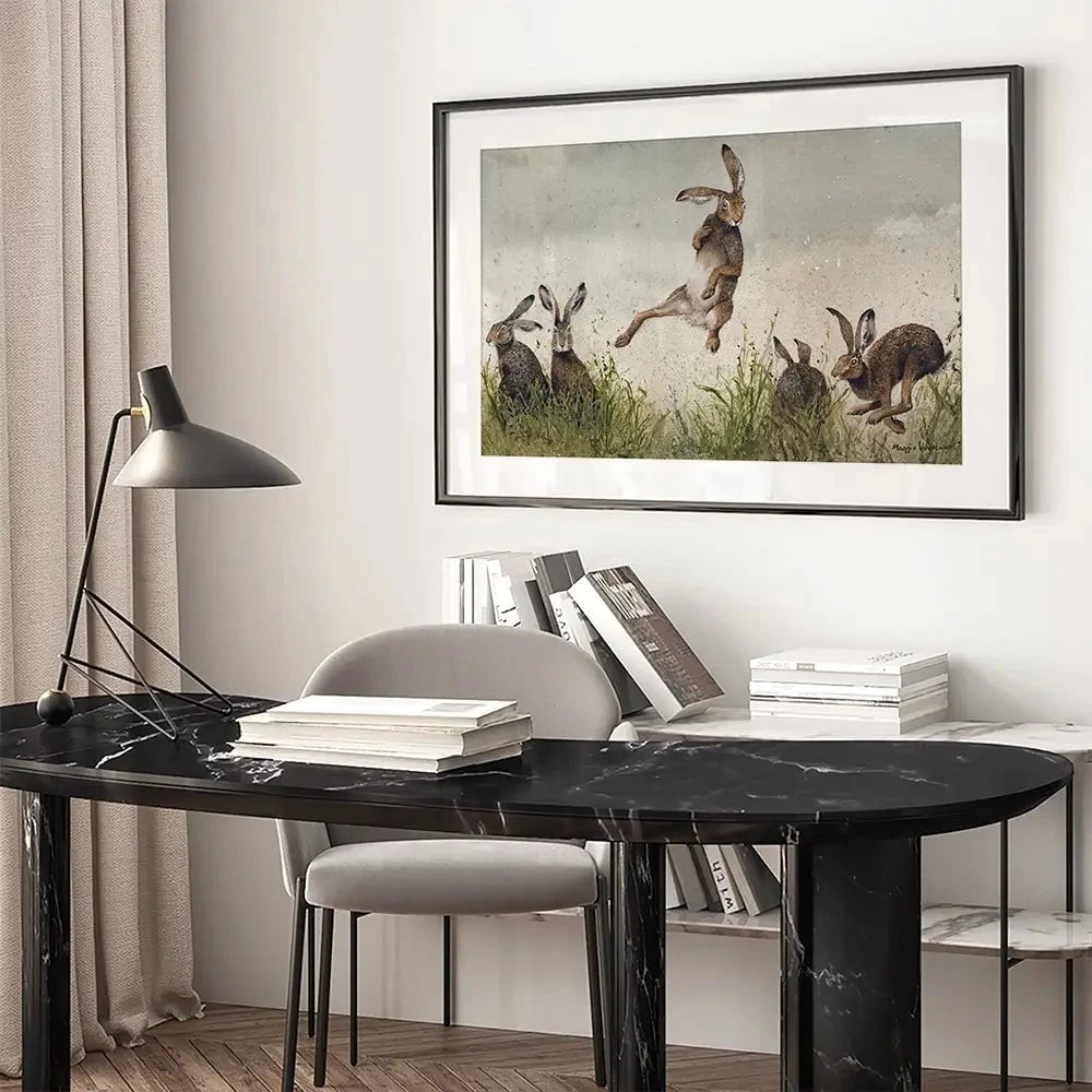 Hijinx Framed Art Print Hijinx Framed Art Print wall art product Maggie Vandewalle - Independent