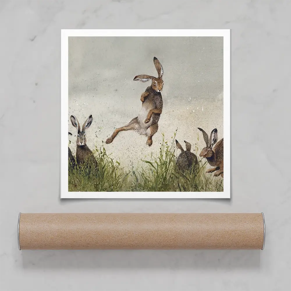 Hijinx Square Art Print Hijinx Square Art Print wall art product Art Print Shop