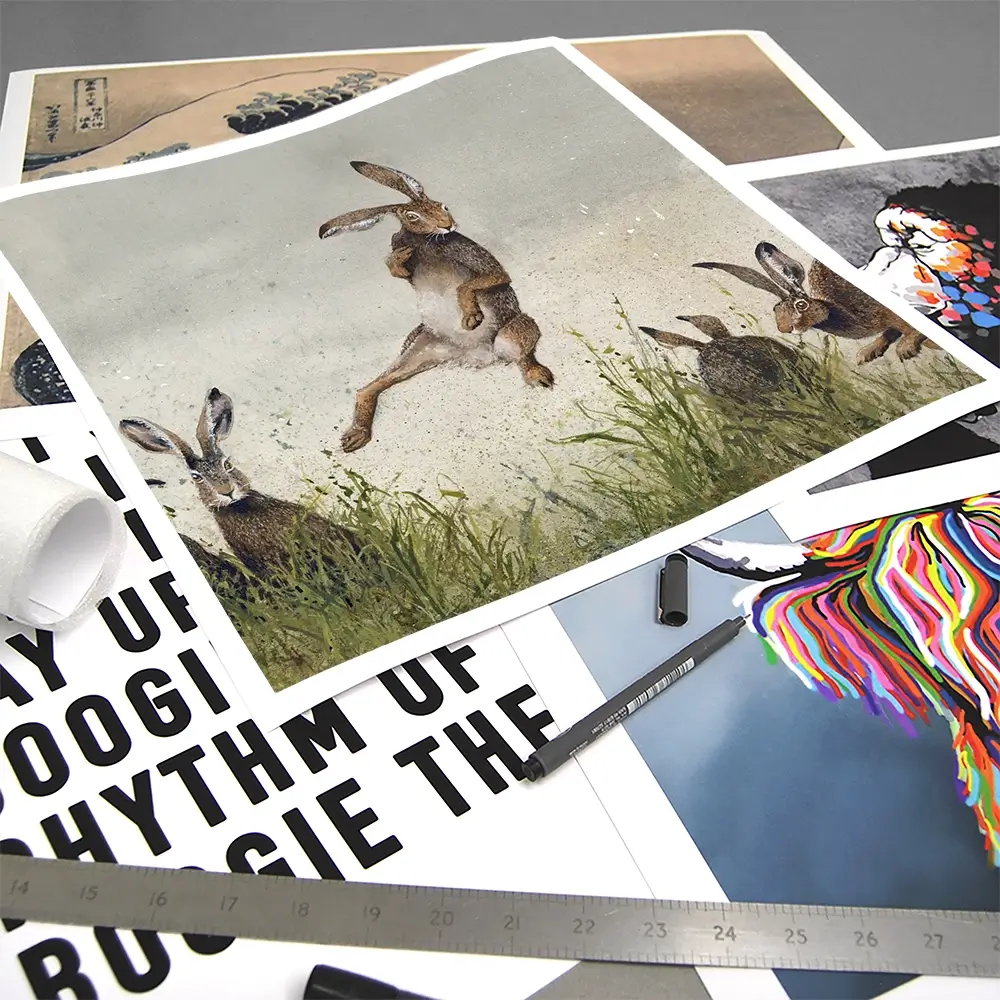 Hijinx Square Art Print Hijinx Square Art Print wall art product Art Print Shop