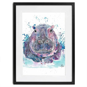 Hippo Framed Art Print Hippo Framed Art Print wall art product Jamie Taylor