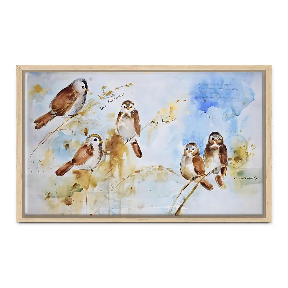 Holy Conversation Sparrows Canvas Print Holy Conversation Sparrows Canvas Print wall art product Tiffani Taylor - Independent