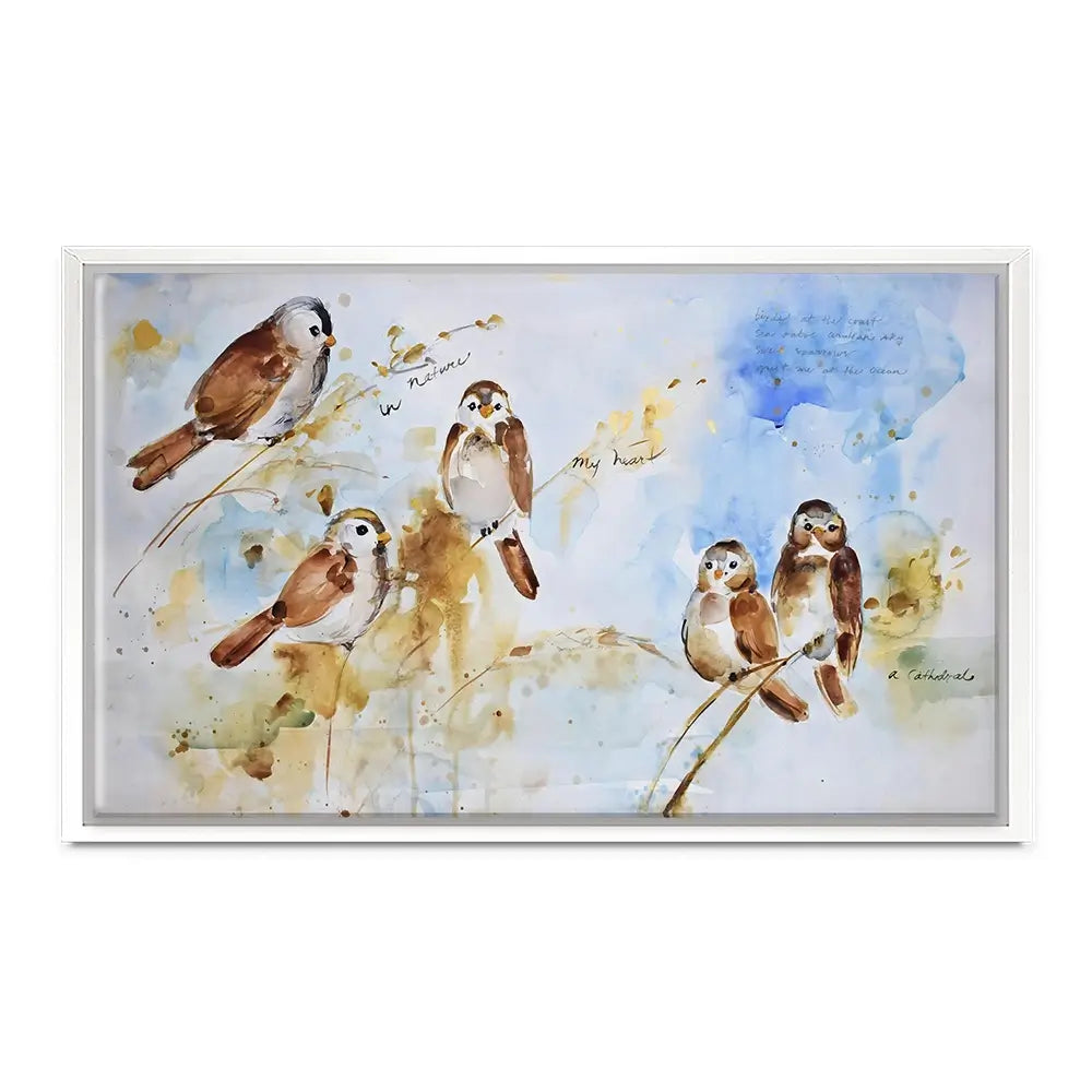 Holy Conversation Sparrows Canvas Print Holy Conversation Sparrows Canvas Print wall art product Tiffani Taylor - Independent