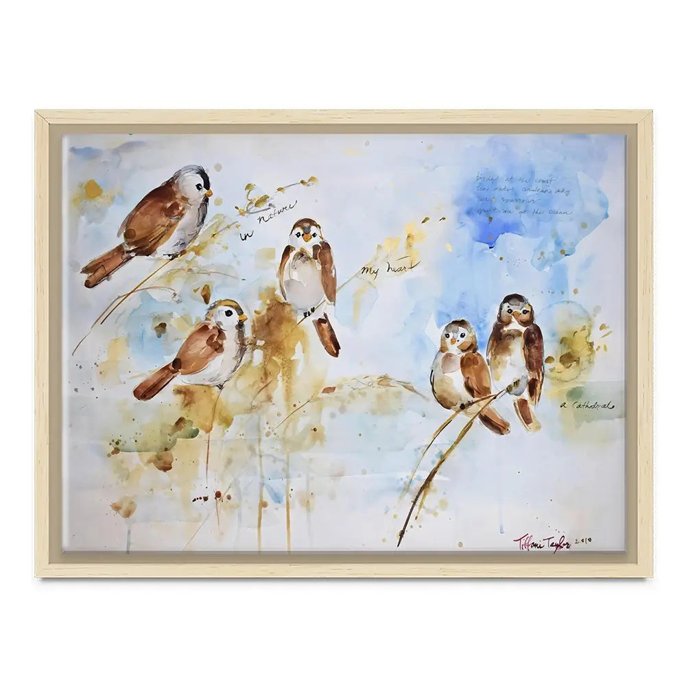 Holy Conversation Sparrows Canvas Print Holy Conversation Sparrows Canvas Print wall art product Tiffani Taylor - Independent
