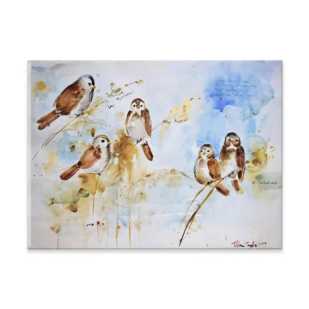 Holy Conversation Sparrows Canvas Print Holy Conversation Sparrows Canvas Print wall art product Tiffani Taylor - Independent