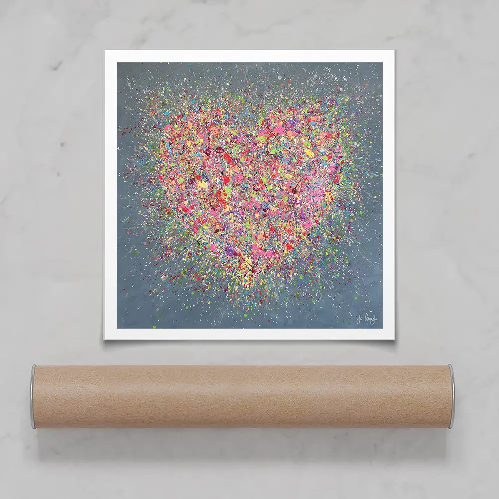 Home Is Where The Heart Is Art Print Home Is Where The Heart Is Art Print wall art product Jo Gough