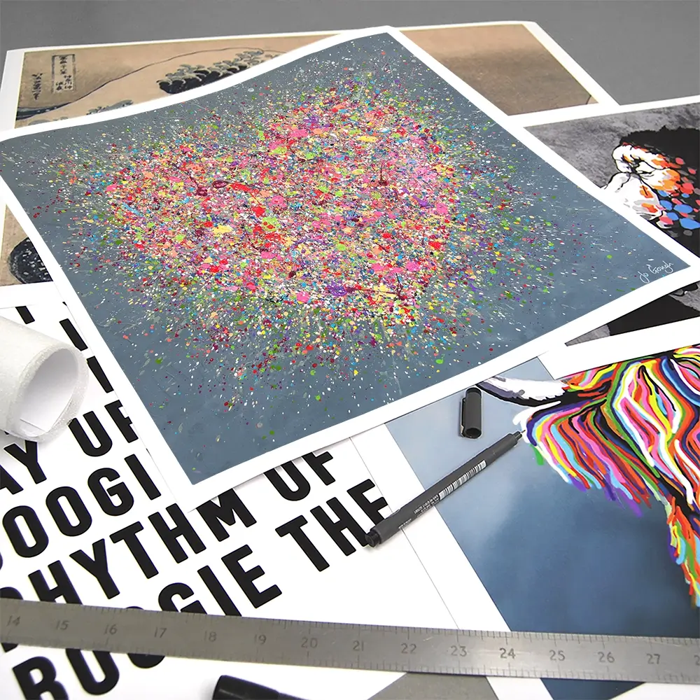 Home Is Where The Heart Is Art Print Home Is Where The Heart Is Art Print wall art product Jo Gough